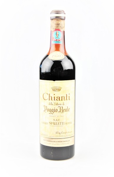 Wein 1950 Chianti Rufina Spalletti Poggio Reale
