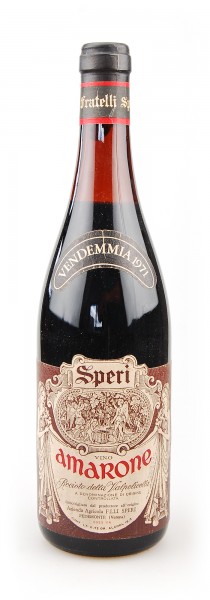 Wein 1971 Amarone Recioto della Valpolicella Speri