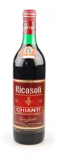 Wein 1972 Chianti Barone Ricasoli