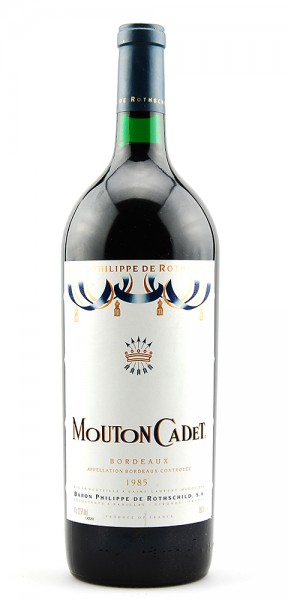 Wein 1985 Mouton-Cadet Baron Philippe de Rothschild