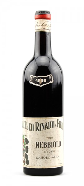 Wein 1966 Nebbiolo Francesco Rinaldi