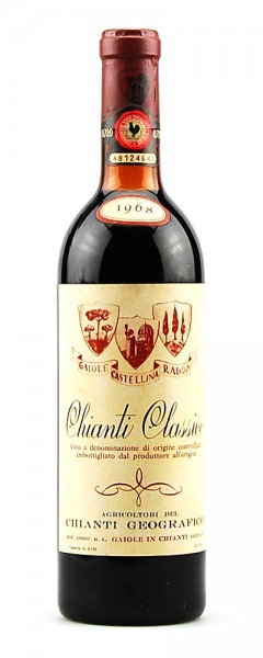 Wein 1968 Chianti Classico Geografico