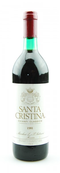 Wein 1981 Chianti Classico Santa Cristina Antinori