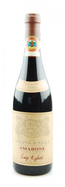 Wein 1983 Amarone Recioto della Valpolicella Righetti