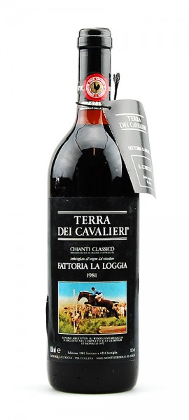 Wein 1981 Chianti Classico Fattoria La Loggia III