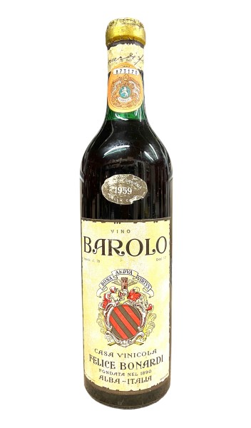 Wein 1959 Barolo Felice Bonardi