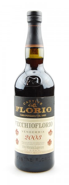 Wein 2003 Vino Marsala Superiore Florio Liquoroso