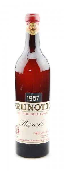 Wein 1957 Barolo Prunotto Vino Tipico delle Langhe