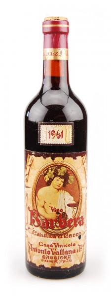 Wein 1961 Barbera Cantina di Bacco Antonia Vallana HF