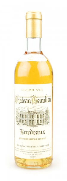 Wein 1967 Chateau Beaulieu Grand Vin Bordeaux