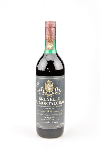 Wein 1981 Brunello di Montalcino Comunali Bartoli Giusti
