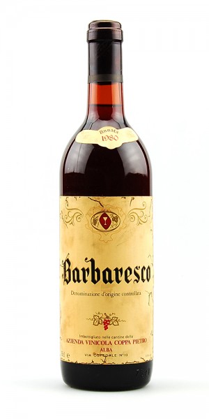 Wein 1980 Barbaresco Pietro Coppa