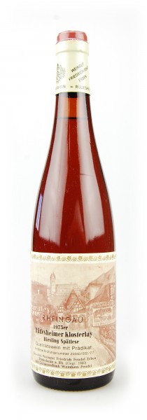 Wein 1975 Rüdesheimer Klosterlay Riesling Spätlese
