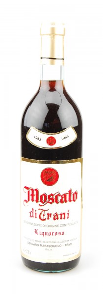 Wein 1983 Moscato di Trani Gennaro Marasciuolo