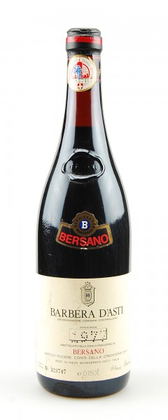 Wein 1977 Barbera d´Asti Bersano Conti della Cremosina