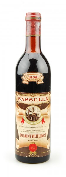 Wein 1969 Sassella Valtellina Superiore Enologica Valtellinese