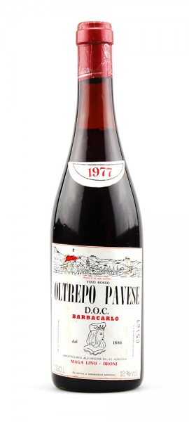 Wein 1977 Barbacarlo Oltrepo Pavese