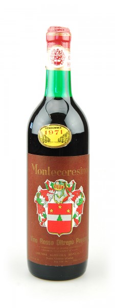 Wein 1971 Vino Rosso Oltrepo Pavese Monteceresino