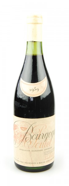 Wein 1959 Bourgogne Poulet Pere e Fils