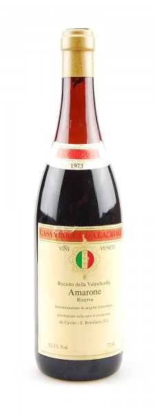 Wein 1973 Amarone della Valpolicella Riserva Garibaldi