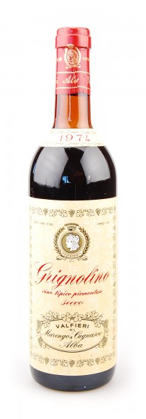 Wein 1974 Grignolino Valfieri
