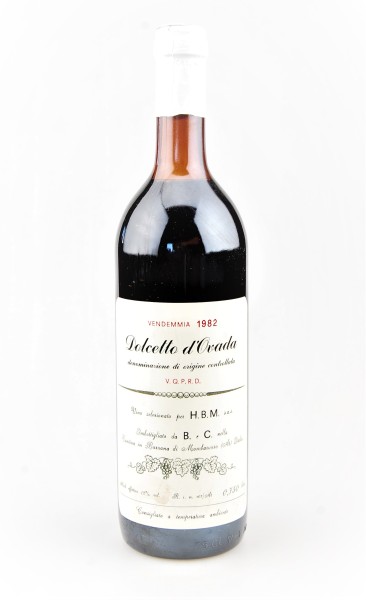 Wein 1982 Dolcetto di Ovada Cantina B. e C. Bazzana
