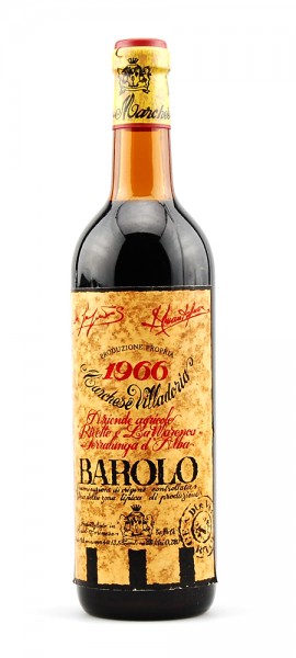 Wein 1966 Barolo Marchese Villadoria