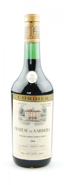 Wein 1966 Chateau Le Gardera Cordier