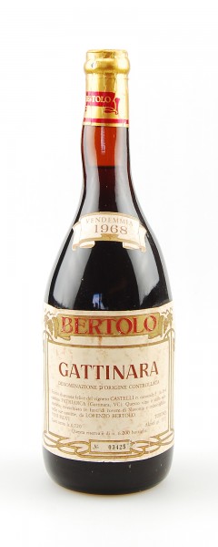 Wein 1968 Gattinara Lorenzo Bertolo Riserva Numerata