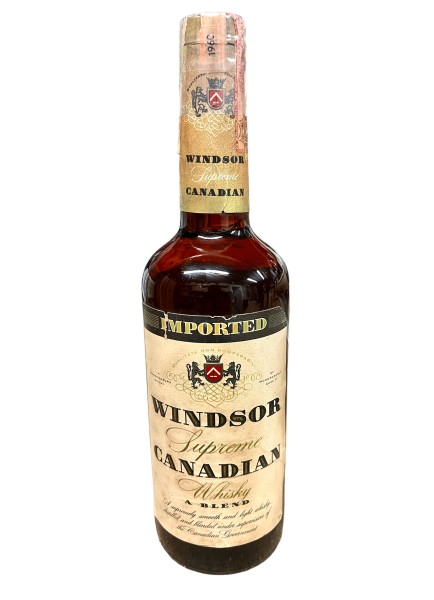 Whisky 1960 Windsor Supreme Canadian Whisky