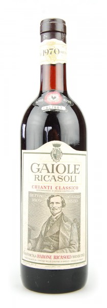 Wein 1970 Chianti Classico Gaiole Ricasoli