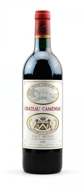 Wein 1986 Chateau Camensac 5eme Grand Cru Classe