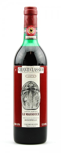 Wein 1978 Chianti Classico Le Massucce
