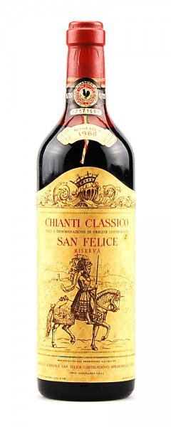 Wein 1968 Chianti Classico Riserva San Felice