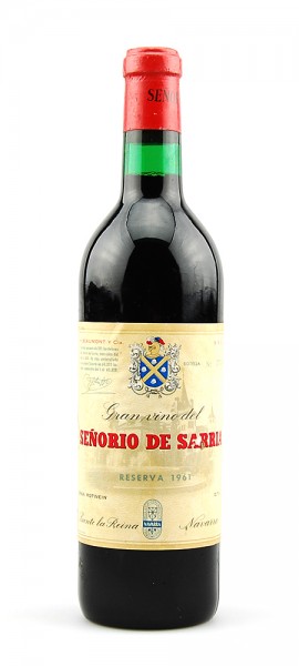 Wein 1961 Senorio de Sarria Reserva
