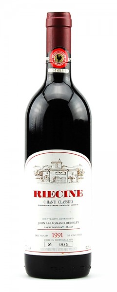 Wein 1991 Chianti Classico Riecine Numerata
