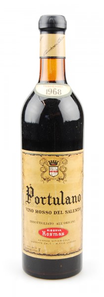 Wein 1968 Portulano Rosso del Salento Riserva
