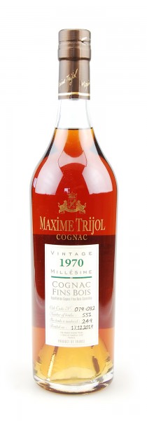Cognac 1970 Maxime Trijol Fins Bois