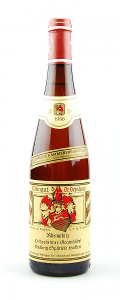 Wein 1986 Deidesheimer Grainhübel Riesling Spätlese