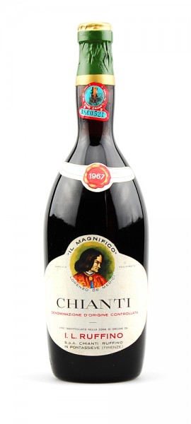 Wein 1967 Chianti Ruffino Il Magnifico