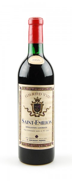 Wein 1966 Grand Vin Saint-Emilion Appellation Controlee