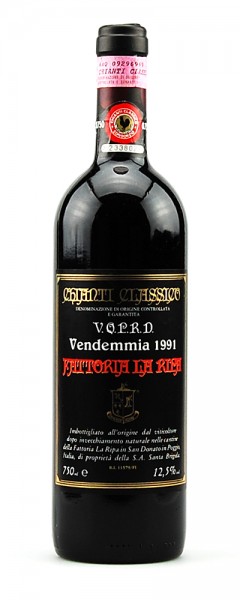 Wein 1991 Chianti Classico Fattoria La Ripa