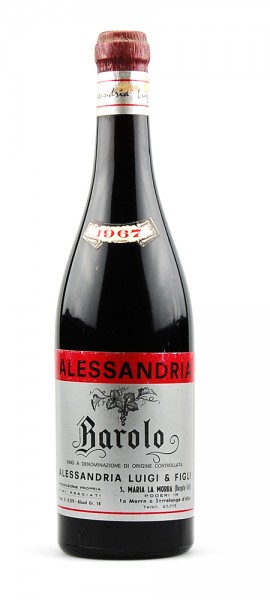 Wein 1967 Barolo Alessandria