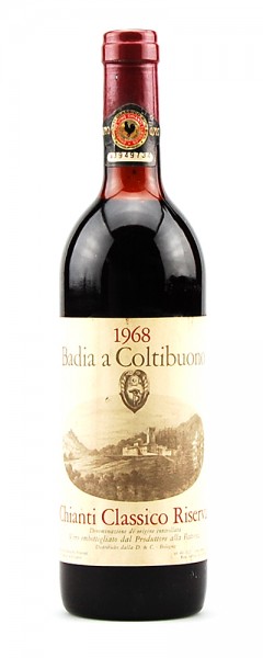 Wein 1968 Chianti Classico Riserva Badia a Coltibuono