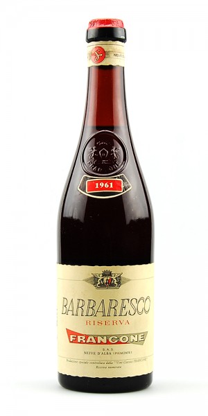 Wein 1961 Barbaresco Francone Riserva Numerata