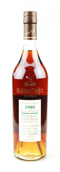 Cognac 1980 Maxime Trijol Fins Bois