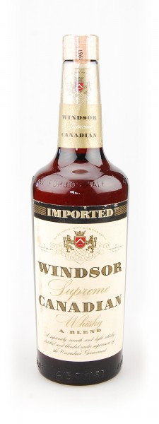Whisky 1961 Windsor Supreme Canadian Whisky