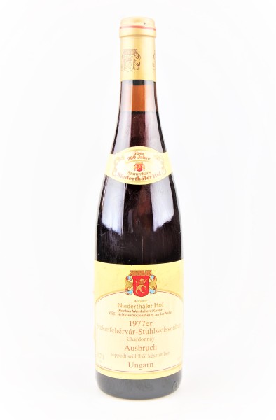 Wein 1977 Szekesfehervar Stuhlweissenburg Chardonnay Ausbruch
