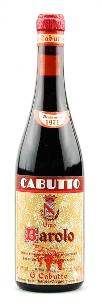 Wein 1971 Barolo Cabutto