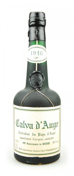 Calvados 1948 Anée Appellation Calvados Controlee